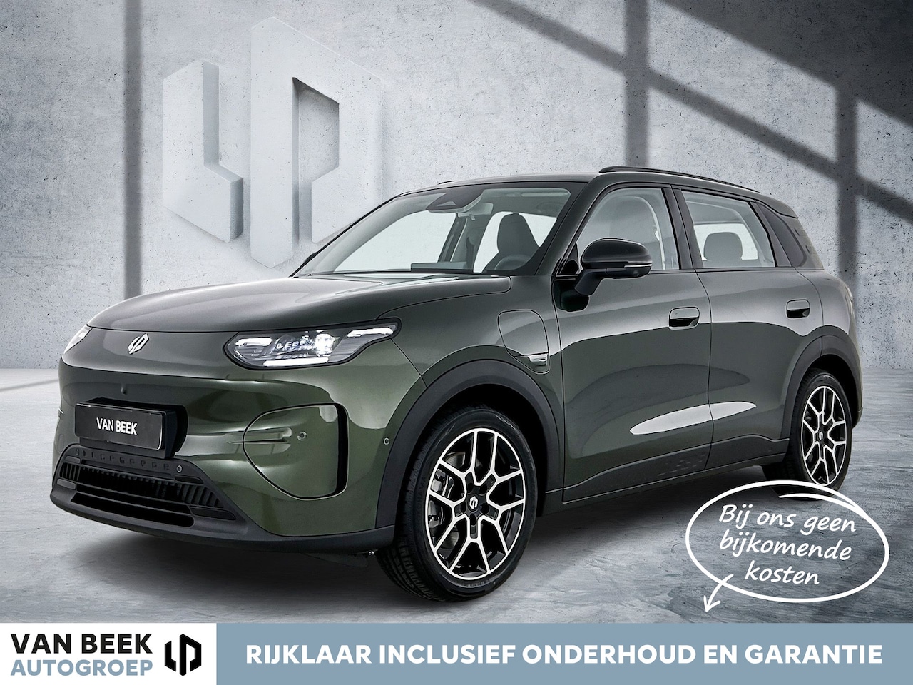 Leapmotor B03X - ProMax Design 53 kWh VOORRAAD | SEAWEED Green | 382 KM WLTP | Leder | 360g Camera | Parkee - AutoWereld.nl
