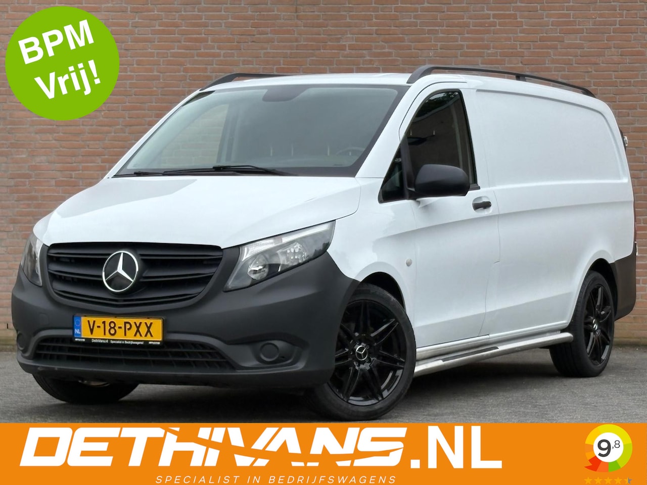 Mercedes-Benz Vito - 114CDI 136PK Lang 9G-Tronic / Distronic / 2.500KG Trekhaak / Euro6 - AutoWereld.nl