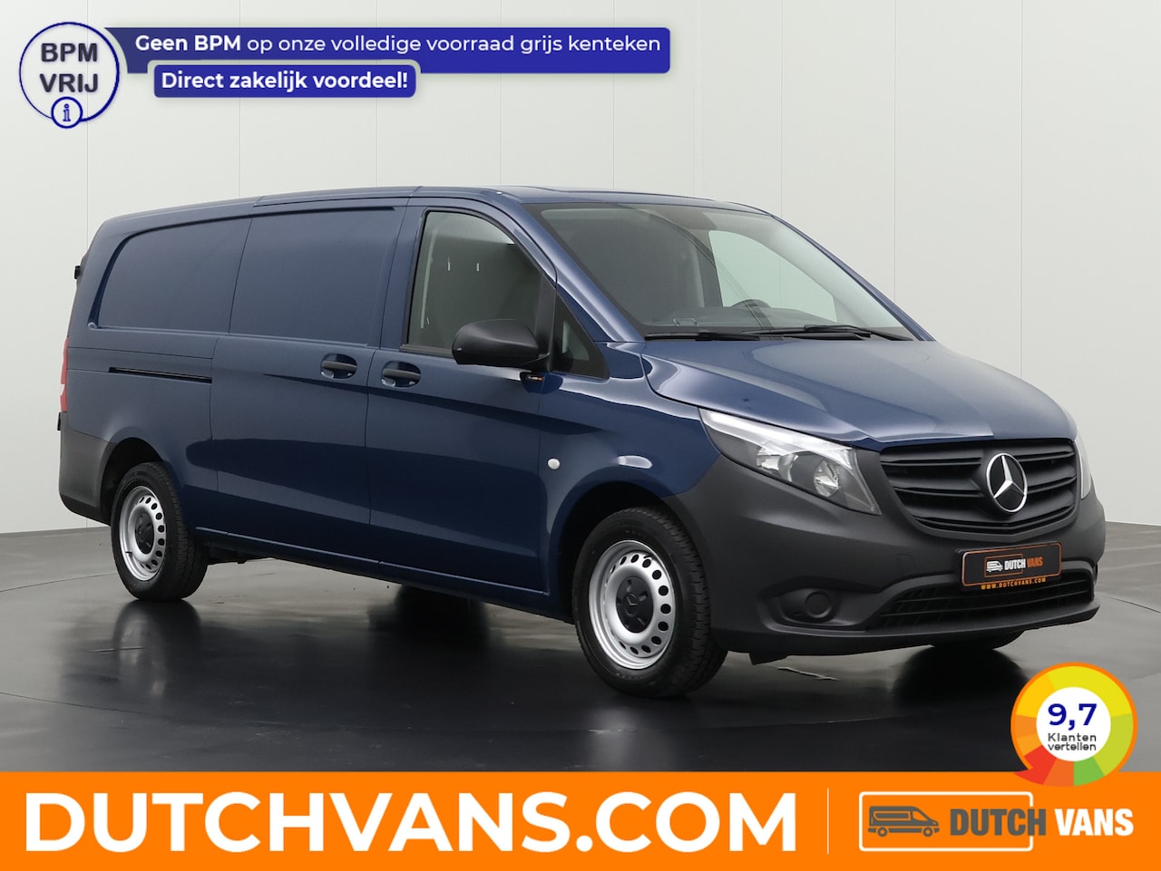 Mercedes-Benz Vito - 114CDI Automaat XXL | 2xSchuifdeur | Achterdeuren | Navigatie | Camera | Airco | Cruise | - AutoWereld.nl