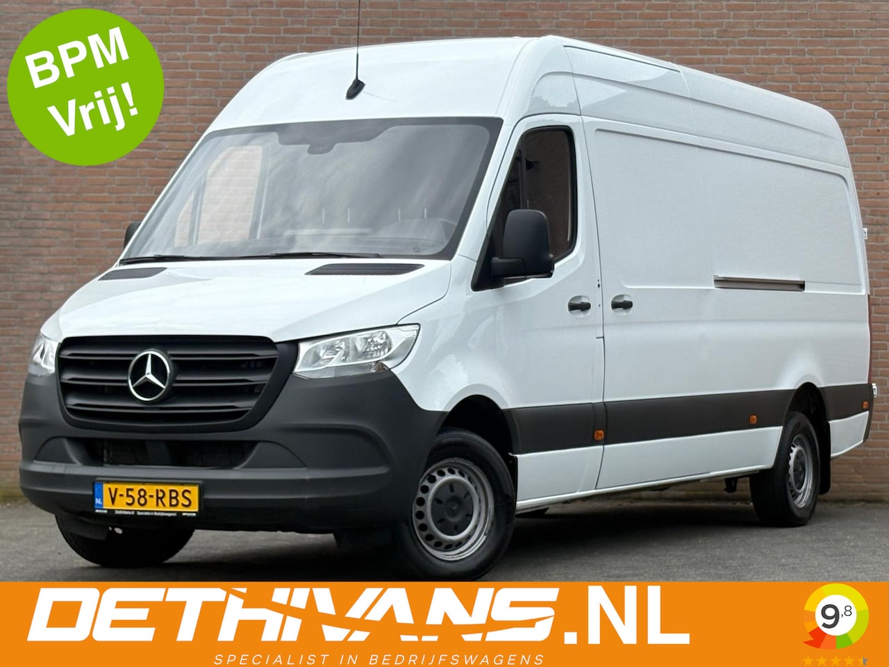 Mercedes-Benz Sprinter - 317CDI 170PK L3H2 / 2x Schuifdeur / 3.500KG Trekhaak / Euro6 - AutoWereld.nl