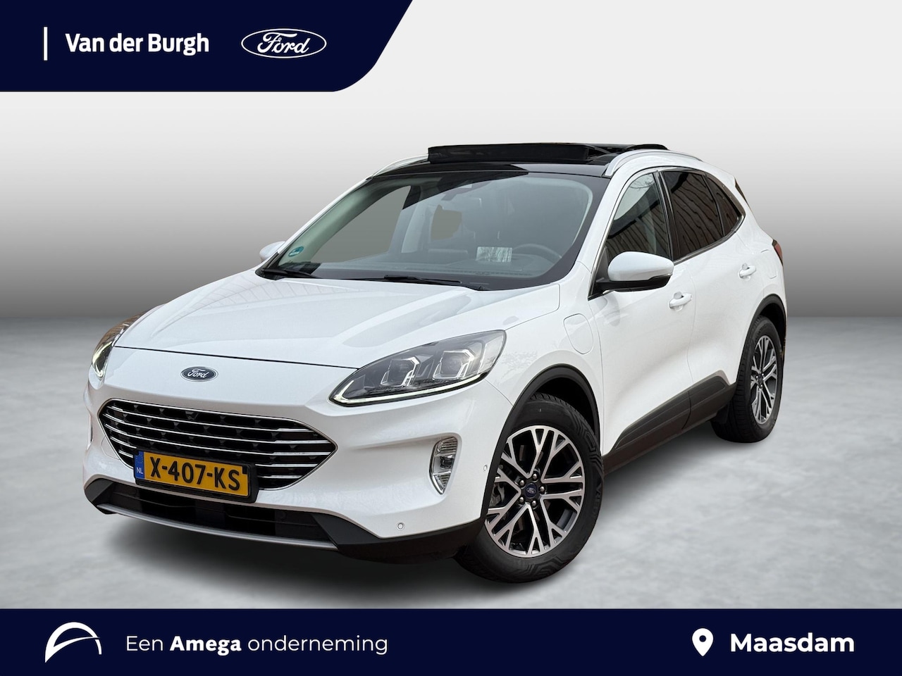 Ford Kuga - Titanium X 2.5 Plug-in Hybrid | Winter Pack | Panorama Dak | Elektrische Wegklapbare Trekh - AutoWereld.nl