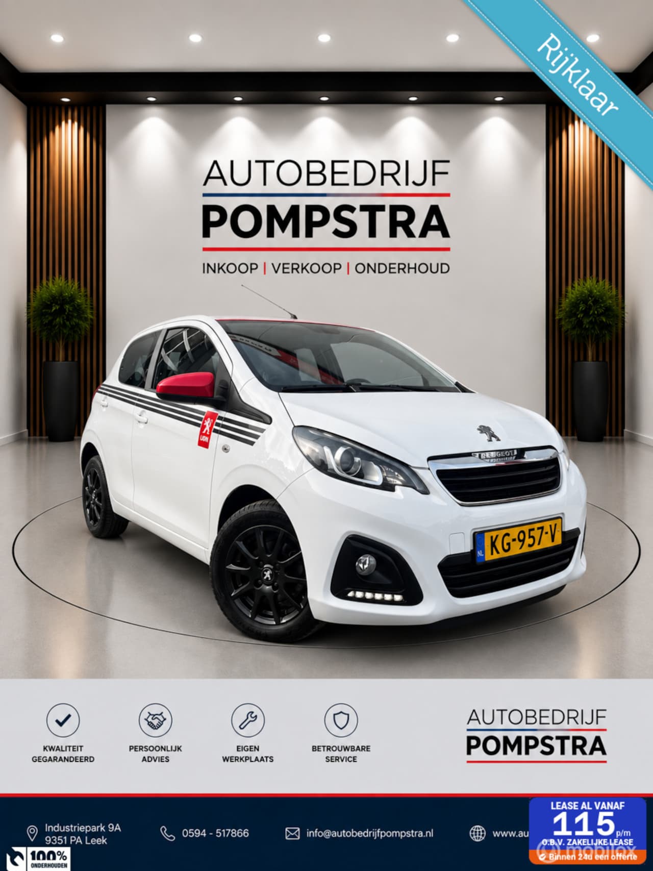 Peugeot 108 - 5 DEURS 1.0 e-VTi Blue Lion/AIRCO/BLUETOOTH/LMV - AutoWereld.nl