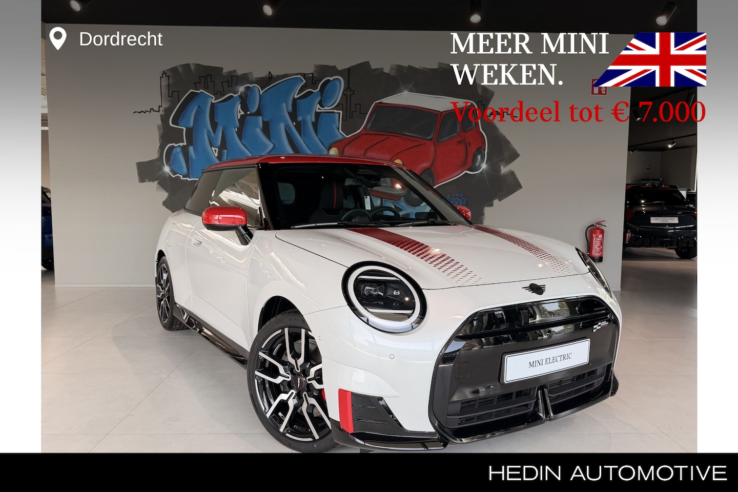 MINI Electric - JCW John Cooper Works 54.2 kWh 258 pk Pakket L | Panoramadak | Stoelverwarming | Comfort A - AutoWereld.nl