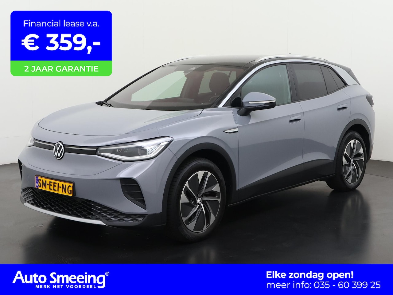 Volkswagen ID.4 - Pure 52 kWh | SOH 91% | Panoramadak | Stuurverwarming | Zondag Open! - AutoWereld.nl