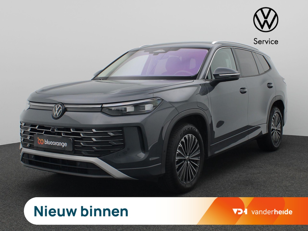 Volkswagen Tayron - 1.5 eHybrid Elegance 272PK DSG SOH 100%, Trekhaak, 360gr. Camera, 18" LM Velgen, Keyless, - AutoWereld.nl