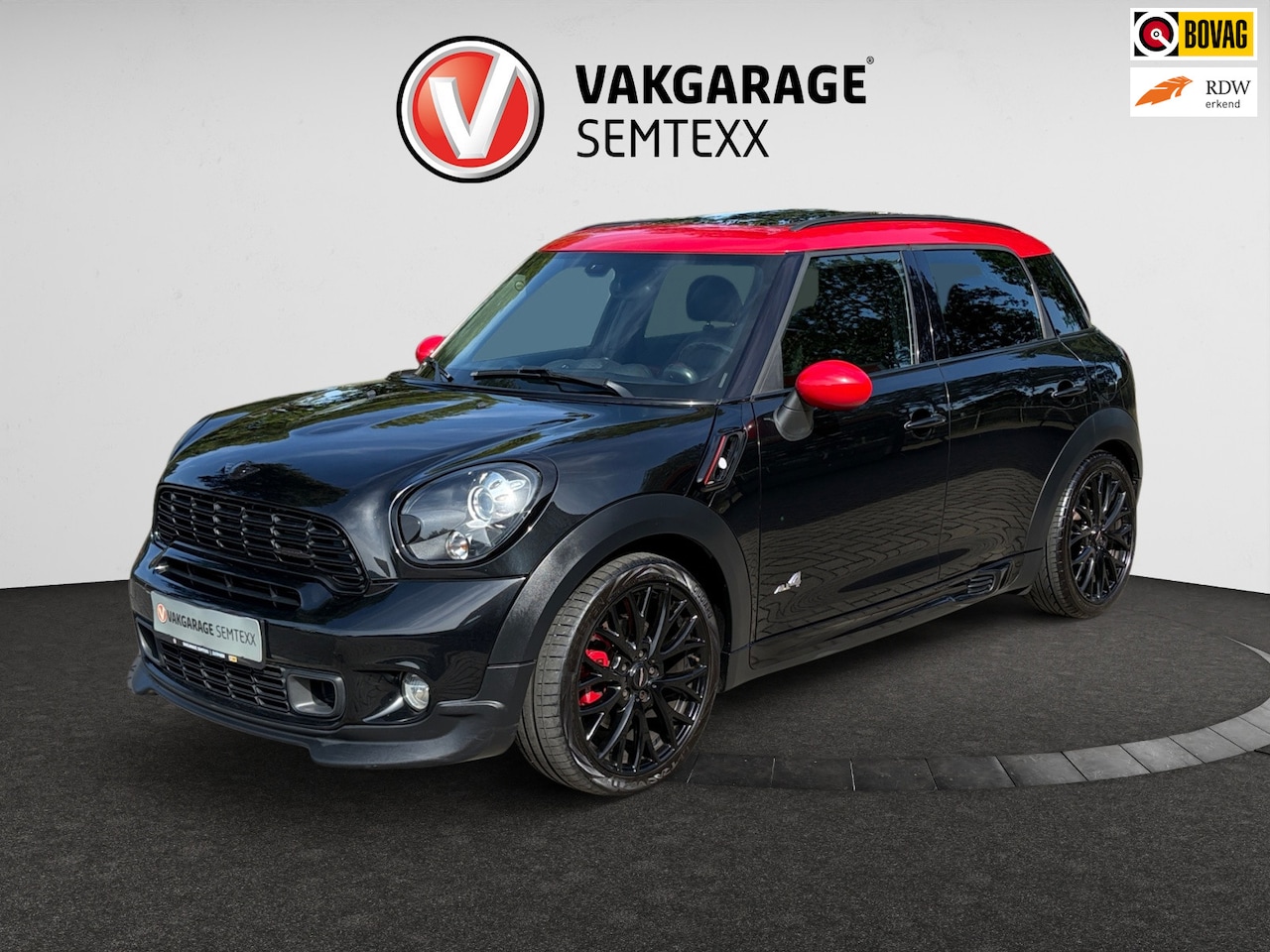 MINI Countryman - 1.6 John Cooper Works ALL4 Chili | Cruise | Clima | Navi | PDC | Leder | Harman Kardon| St - AutoWereld.nl