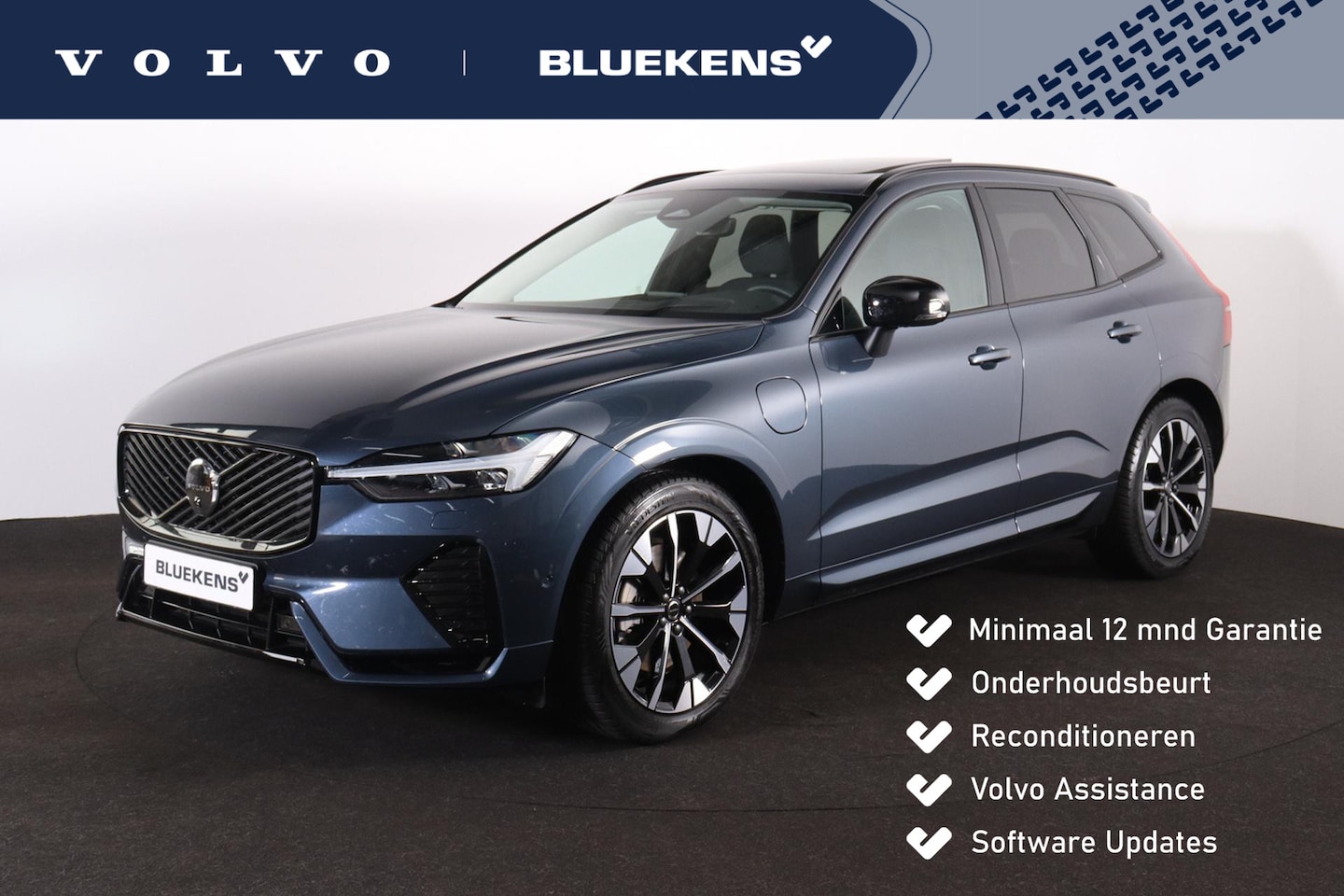 Volvo XC60 - T6 Recharge AWD Ultra Dark - Luchtvering - Panorama/schuifdak - IntelliSafe Assist & Surro - AutoWereld.nl
