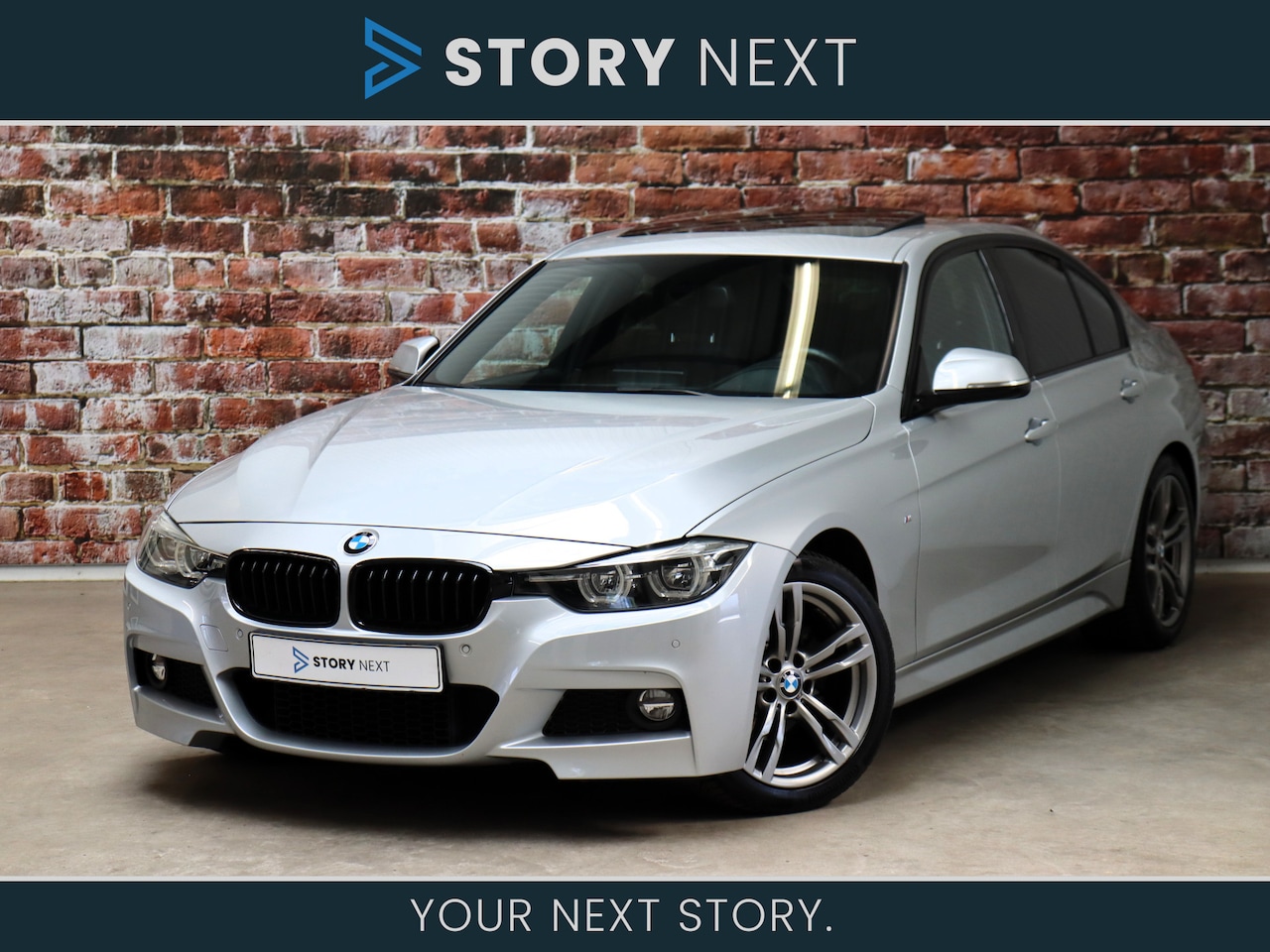 BMW 3-serie - Sedan 320i High Executive M Sport Pakket Automaat / Navigatiesysteem Professional / Leder - AutoWereld.nl