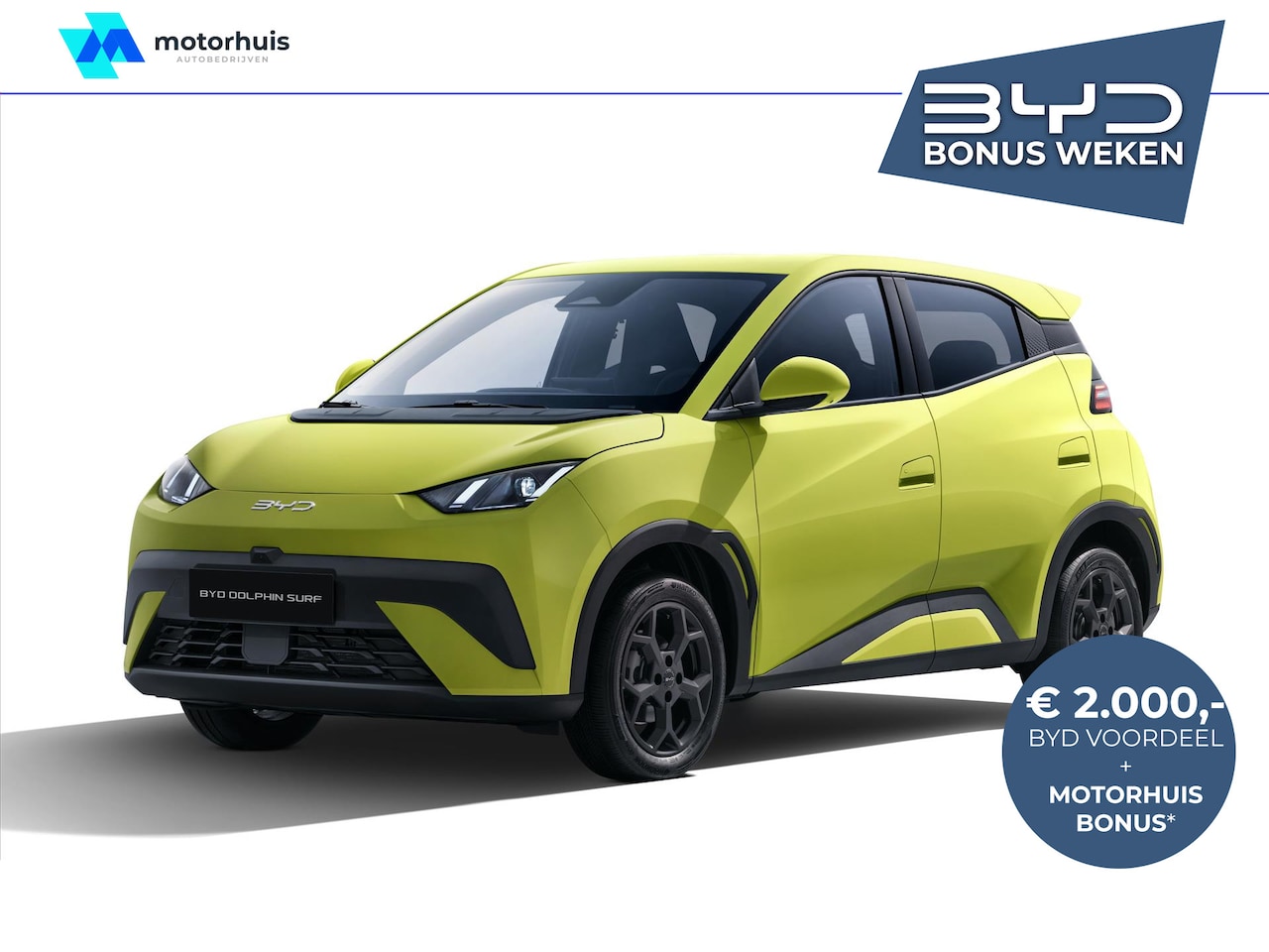 BYD Dolphin Surf - 42,2 kWh 156pk Comfort | 10,1'' elektrisch roteerbaar touchscreen | 7'' TFT instrumentenpa - AutoWereld.nl