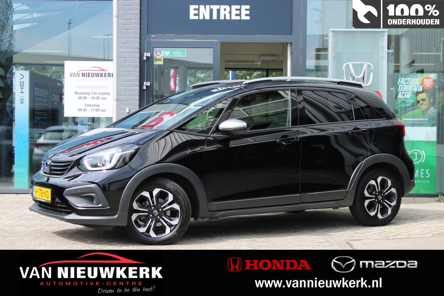 Honda Jazz - 1.5 e:HEV Hybrid Automaat Crosstar | Navi | Carplay & Android | Trekhaak - AutoWereld.nl