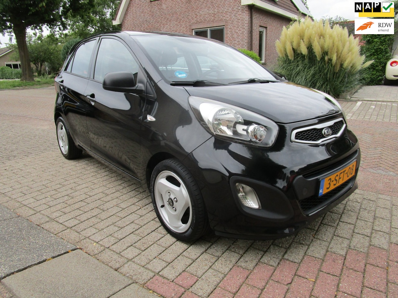 Kia Picanto - 1.0 CVVT ISG Airco 5 deurs sportwielen cv mooi - AutoWereld.nl