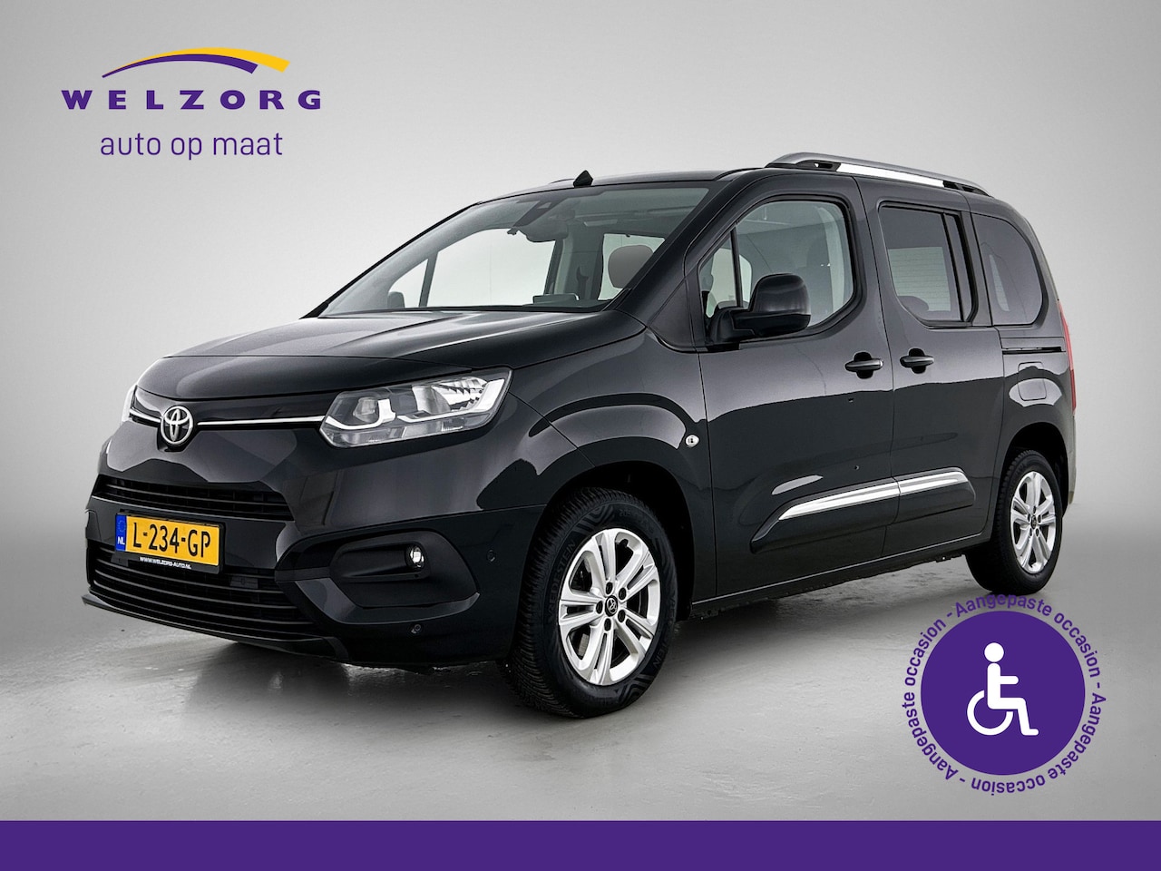 Toyota ProAce City Verso - 1.2 Turbo Active Direct leverbaar! Handsegmentgas & Bedrijfsrem - AutoWereld.nl