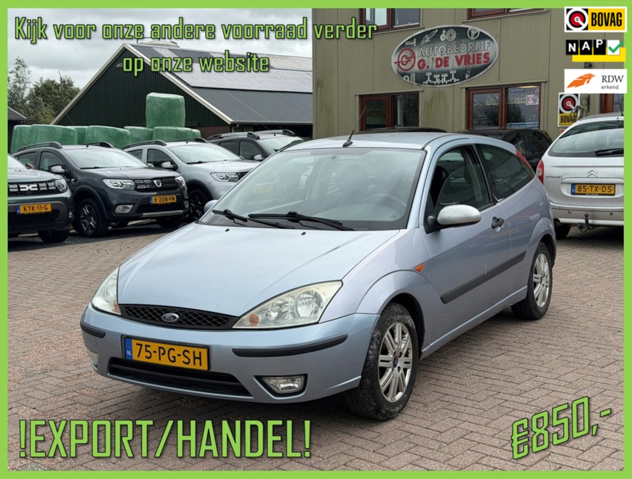 Ford Focus - 1.6-16V Futura - Export / Handel - APK tot 3-10-26 - AutoWereld.nl