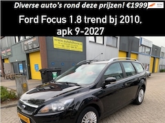 Ford Focus Wagon - 1.8 Limited, ( nette Nederlandse auto. boekje - nap-pas , diverse rond deze prijzen )