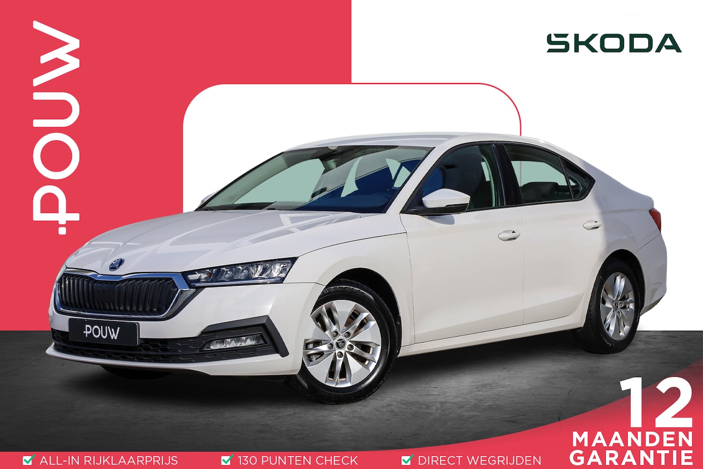 Skoda Octavia - 1.0 TSI 110pk Ambition | Parkeersensoren | LED Verlichting | Navigatie - AutoWereld.nl
