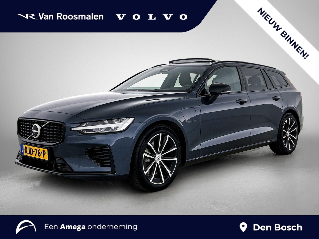 Volvo V60 - 2.0 T8 Plug-in hybrid AWD Plus Dark | Pano | BLIS | Sportinterieur | - AutoWereld.nl