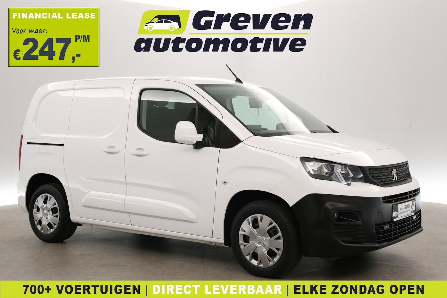 Peugeot Partner - 1.5 BlueHDI 131PK EAT8 | Automaat | Clima | Cruise | Camera | 3 Zits | Carplay | Trekhaak - AutoWereld.nl