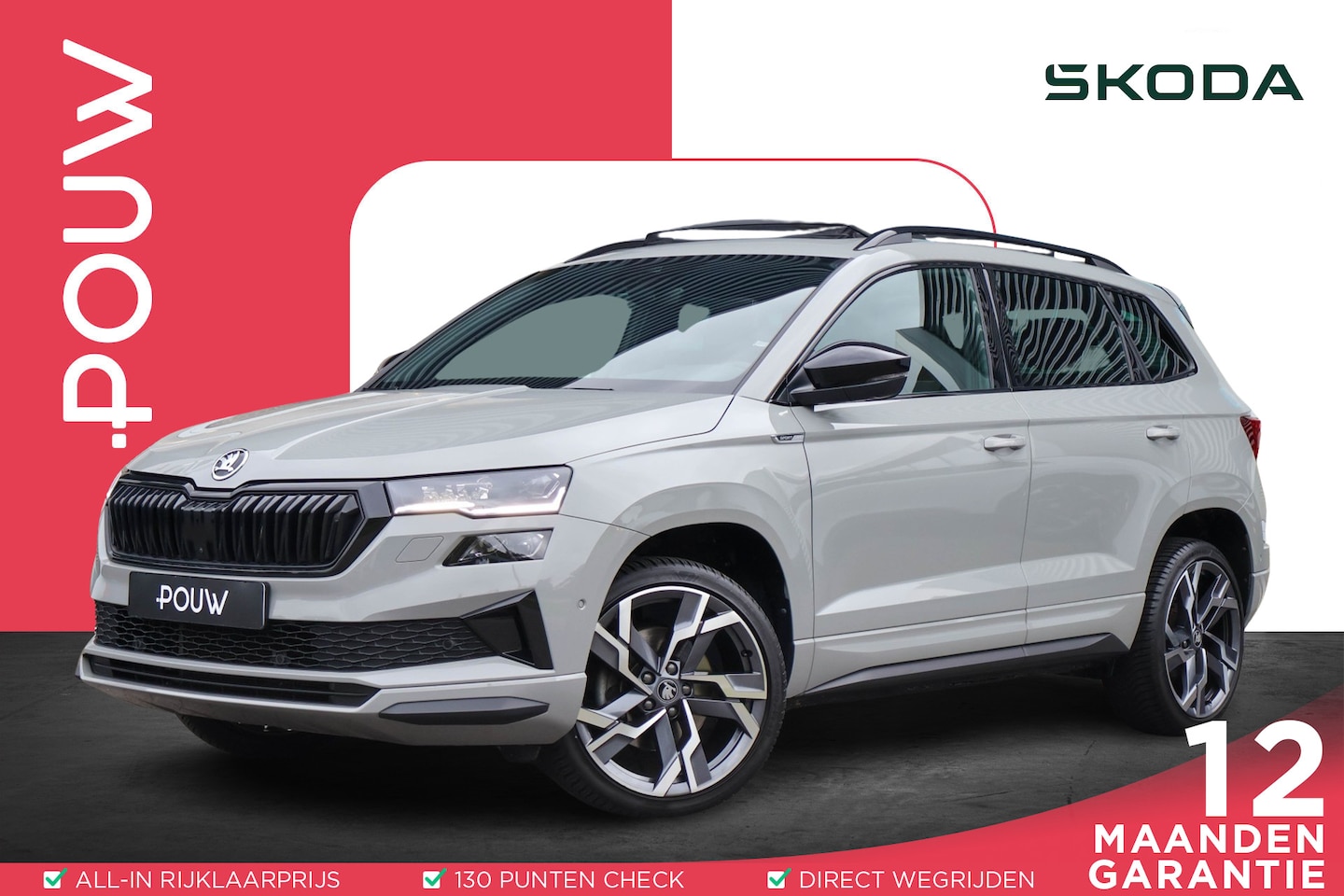 Skoda Karoq - 1.5 TSI 150pk DSG ACT Sportline Business | Panoramadak | Trekhaak | All Seasonbanden | St - AutoWereld.nl