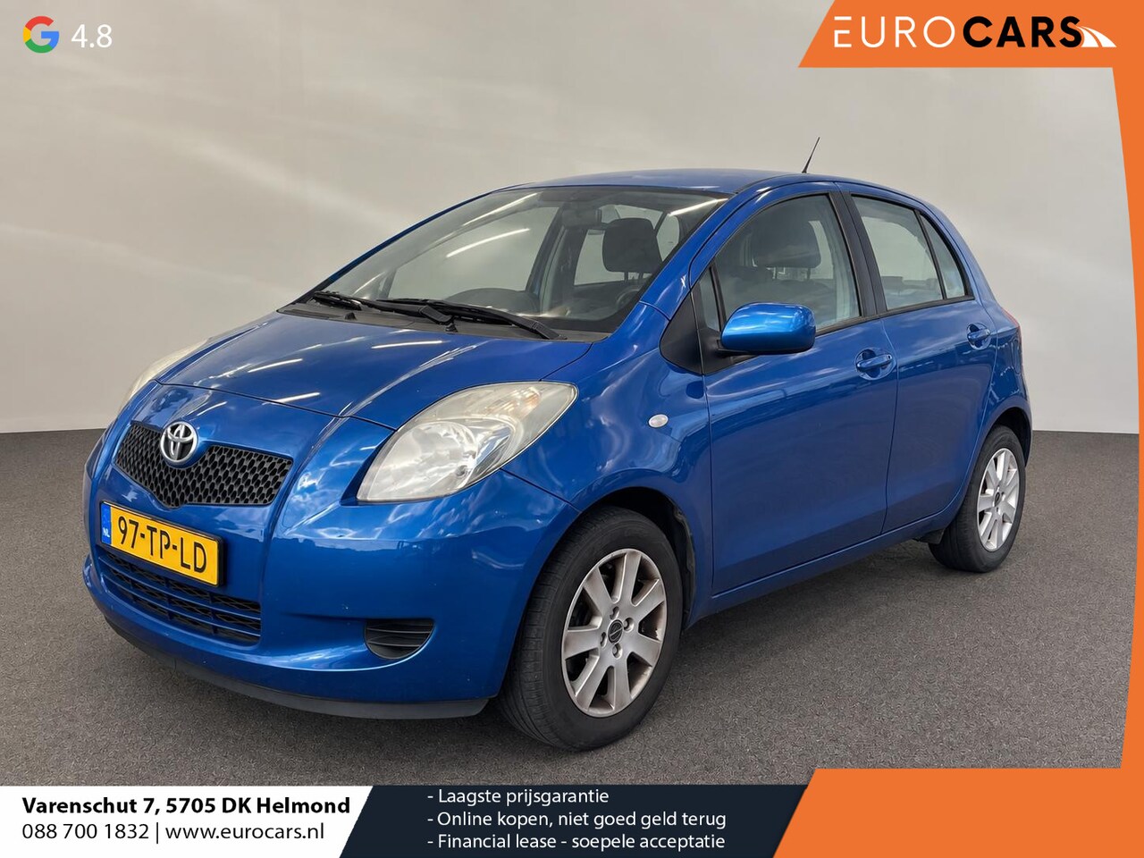 Toyota Yaris - 1.3 VVTi Sol Airco MF Stuurwiel Lichtmetalen Velgen 5-DRS Stuurbekrachtiging APK 02-2027 n - AutoWereld.nl