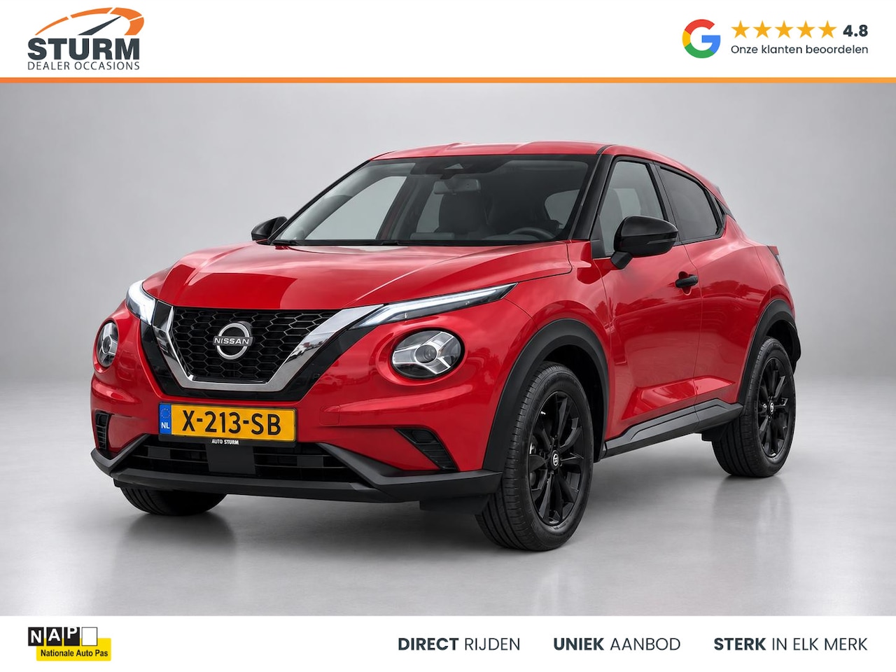 Nissan Juke - 1.0 DIG-T Visia | Cruise Control | Airco | LED Koplampen | Radio-MP3 Speler | Bluetooth Te - AutoWereld.nl