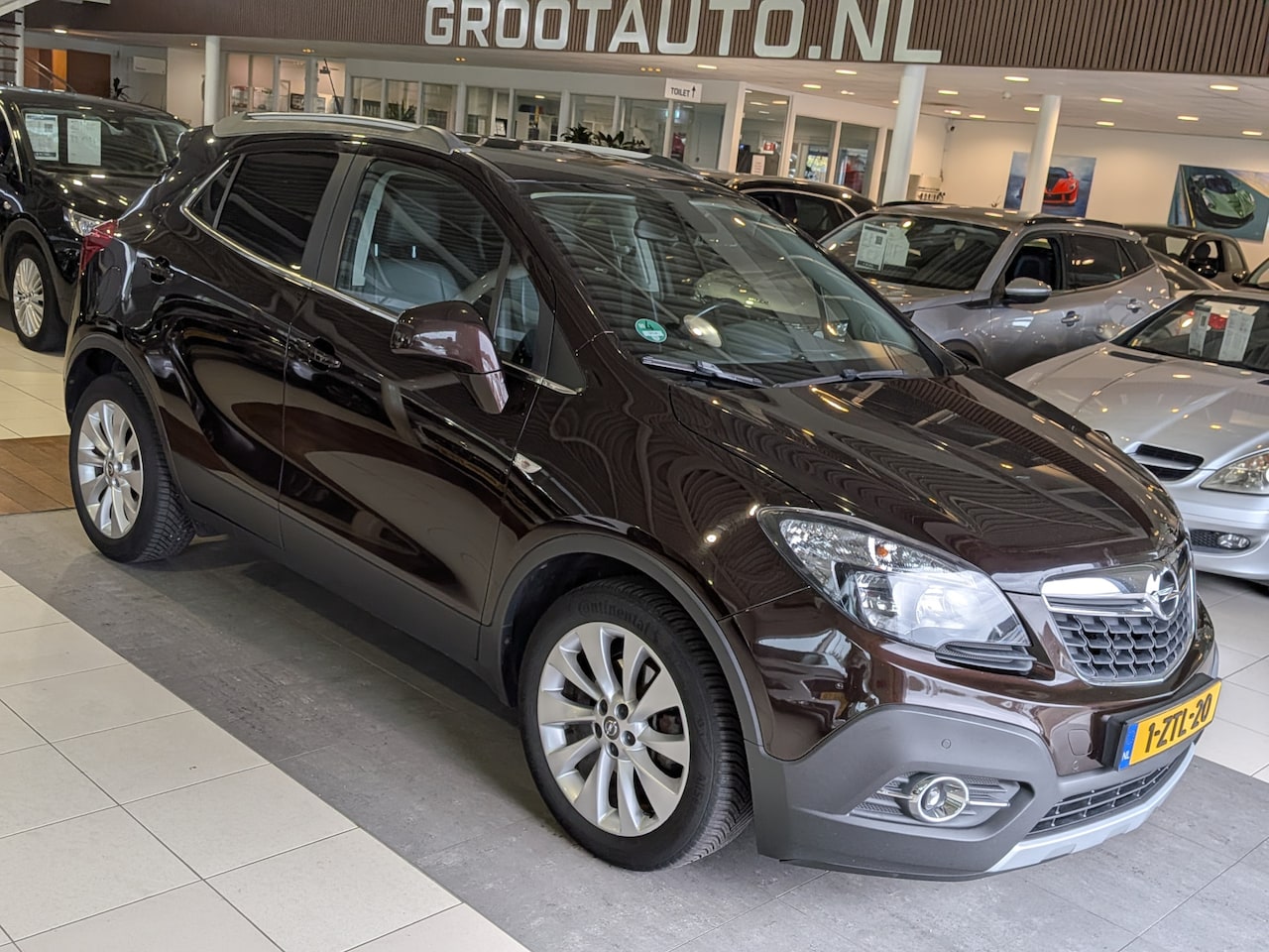 Opel Mokka - 1.4 T Cosmo Airco, Cruise Control, Trekhaak, Stuurbekrachtiging - AutoWereld.nl