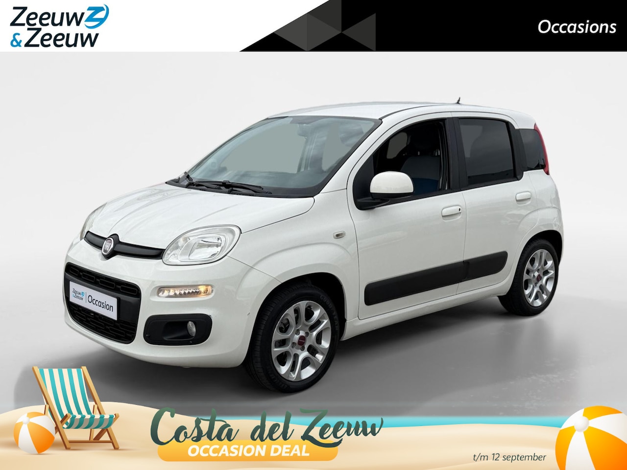 Fiat Panda - 0.9 TwinAir Sempre | Bluetooth | Airco | Trekhaak | Stuurbediening | USB | - AutoWereld.nl