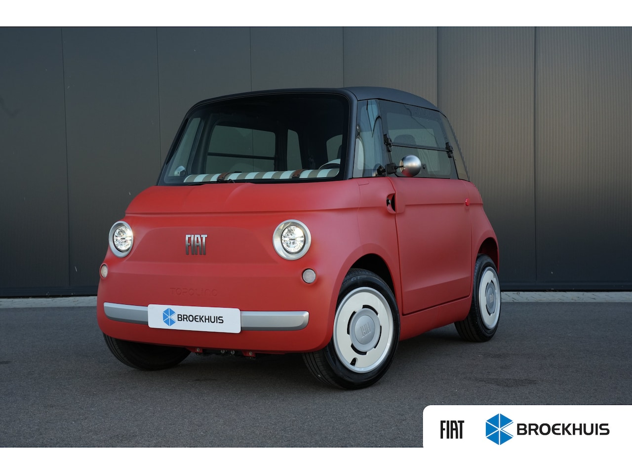 Fiat Topolino - Brommobiel 7kWh | Panoramadak | Verwarming | LED | Chrome | - AutoWereld.nl