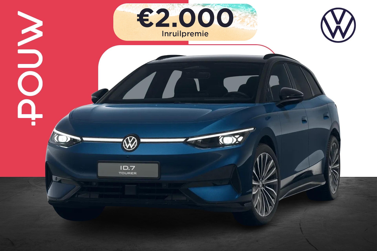 Volkswagen ID.7 Tourer - 286pk Limited Edition Plus 77 kWh | Black Style Pakket | Achteruitrijcamera - AutoWereld.nl