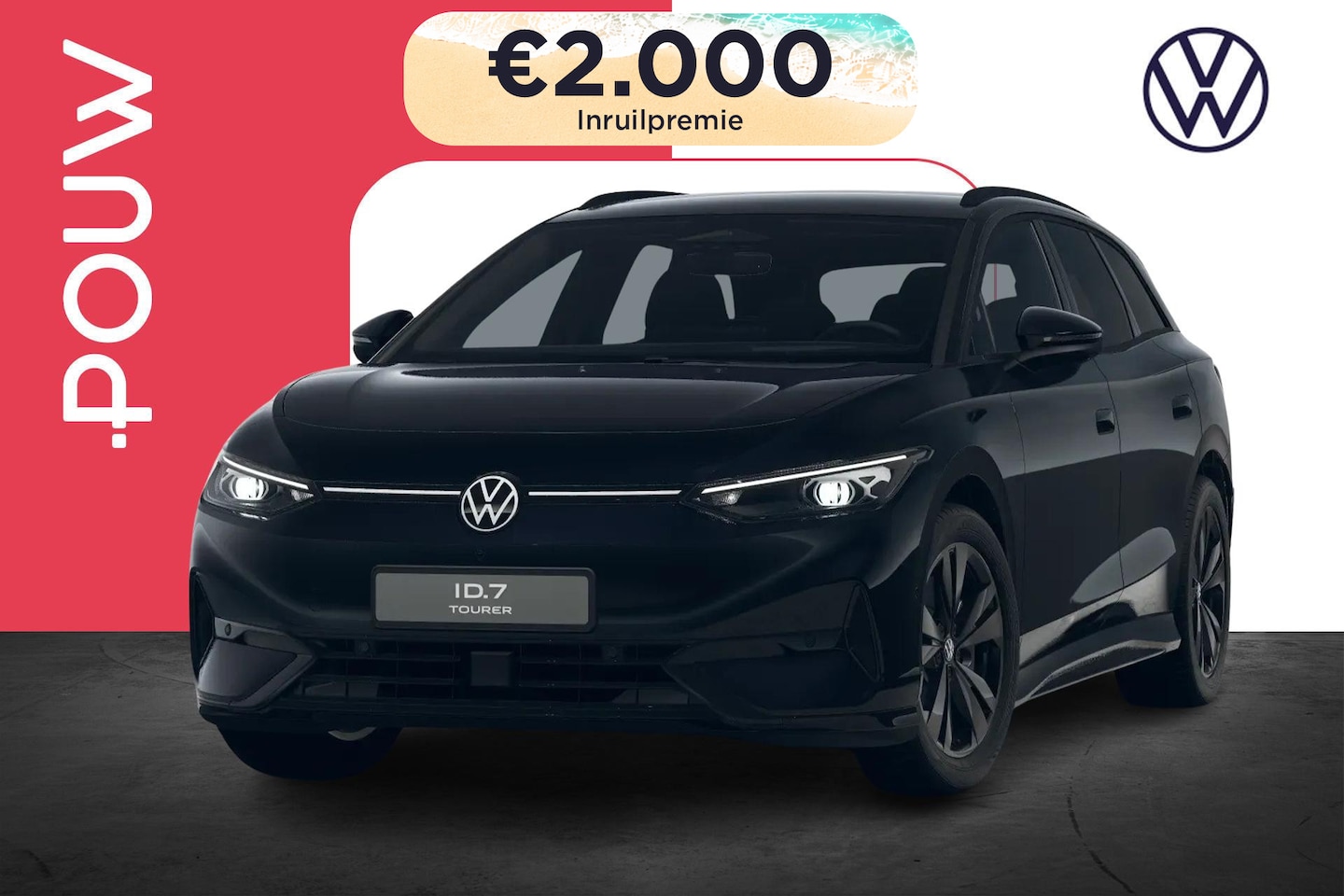 Volkswagen ID.7 Tourer - 204pk Limited Edition 59 kWh | Trekhaak | Black Style Pakket - AutoWereld.nl