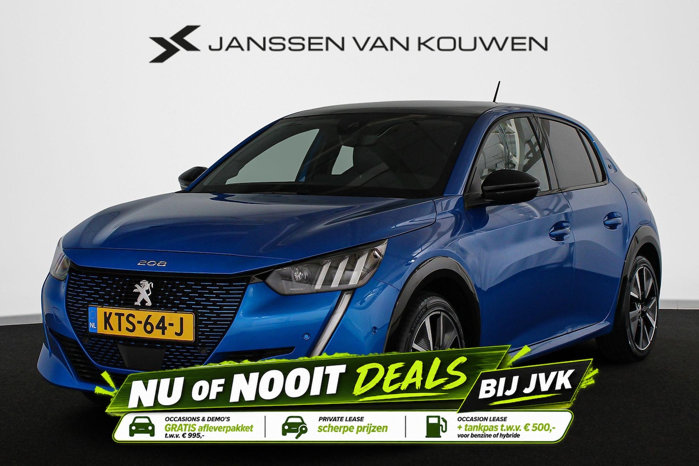 Peugeot e-208 - EV GT Pack 50 kWh Stoelverwarming Panoramadak Achteruitrijcamera - AutoWereld.nl