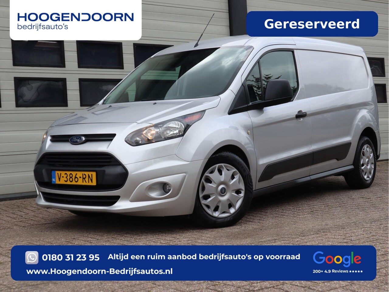 Ford Transit Connect - 1.5 TDCI 101pk Euro 6 Automaat - Maxi L2 - 3 Zits - Airco - Camera - Cruise - AutoWereld.nl
