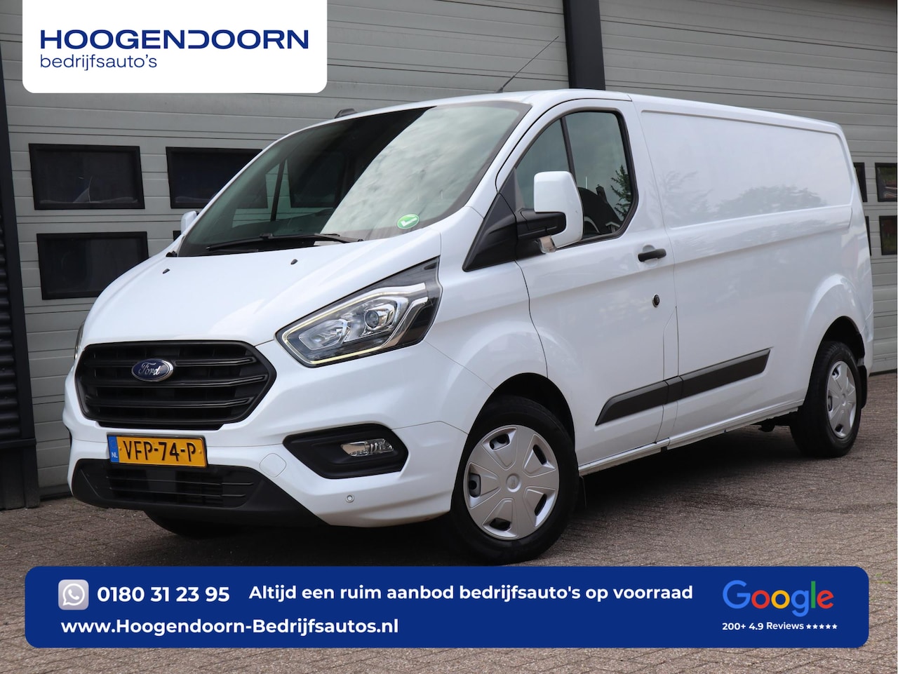 Ford Transit Custom - 2.0 TDCI 130pk Euro 6 L2 Lang - Trekhaak - Navi - Cruise - AutoWereld.nl