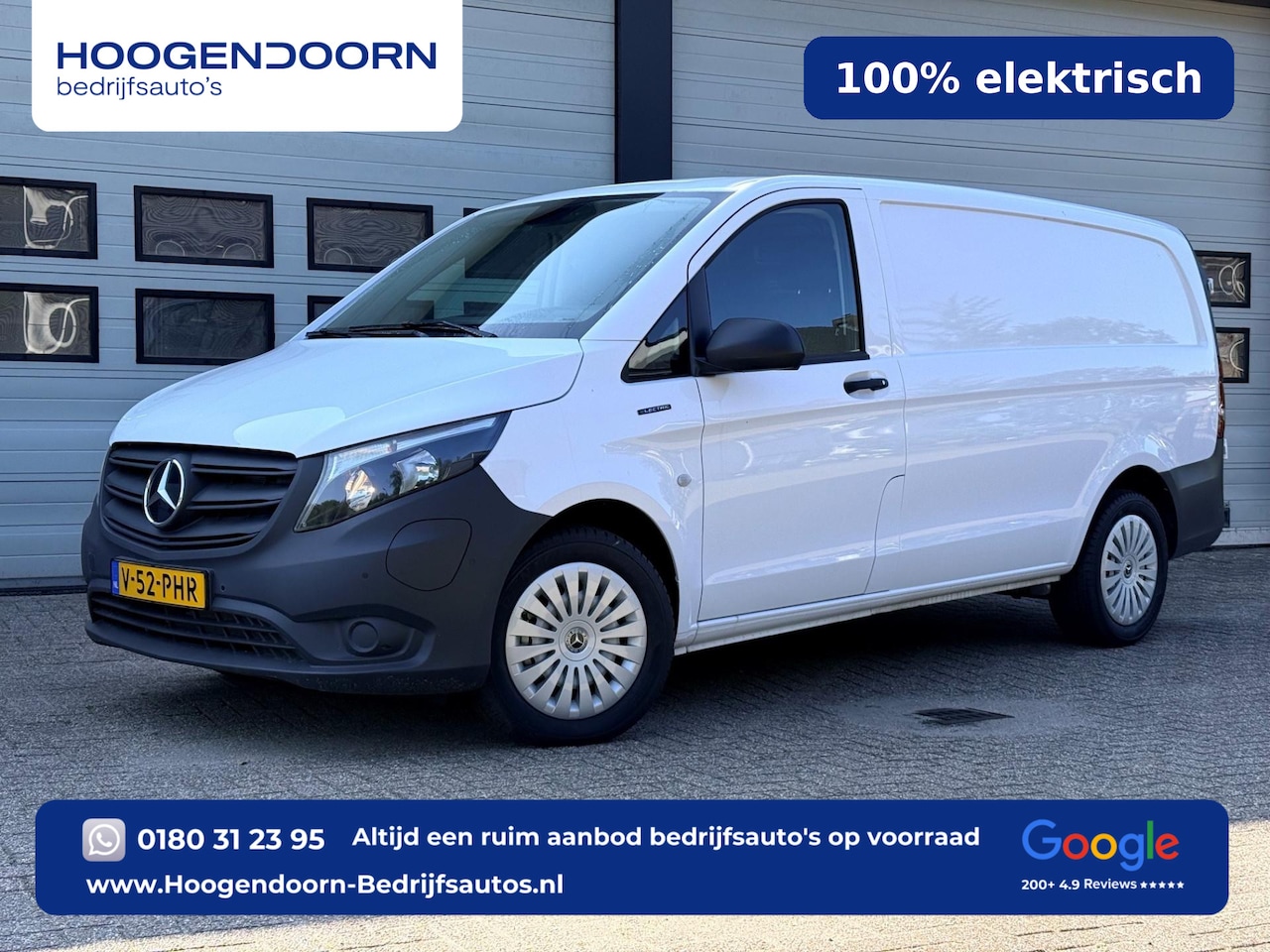 Mercedes-Benz eVito - 66 kWh 261 km WLTP Snelladen - L2 Lang - Apple Carplay - Betimmerd - AutoWereld.nl