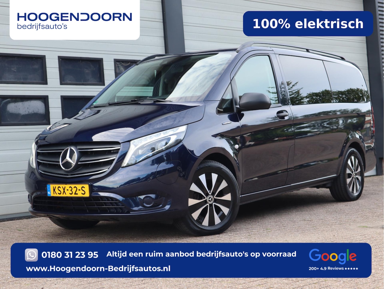 Mercedes-Benz eVito Tourer - 90 kWh Pro - 8 Persoons Kombi - incl.Taxi pakket - L2 Lang - AutoWereld.nl