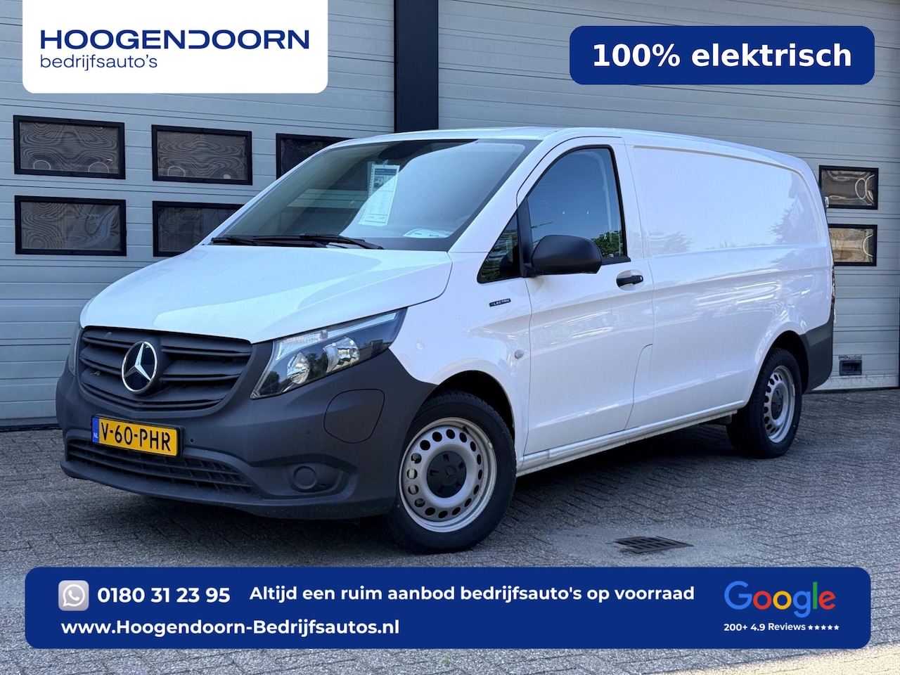 Mercedes-Benz eVito - 66 kWh SoH 98 % 261 km WLTP actieradius - L2 Lang - Apple Carplay - Betimmerd - AutoWereld.nl