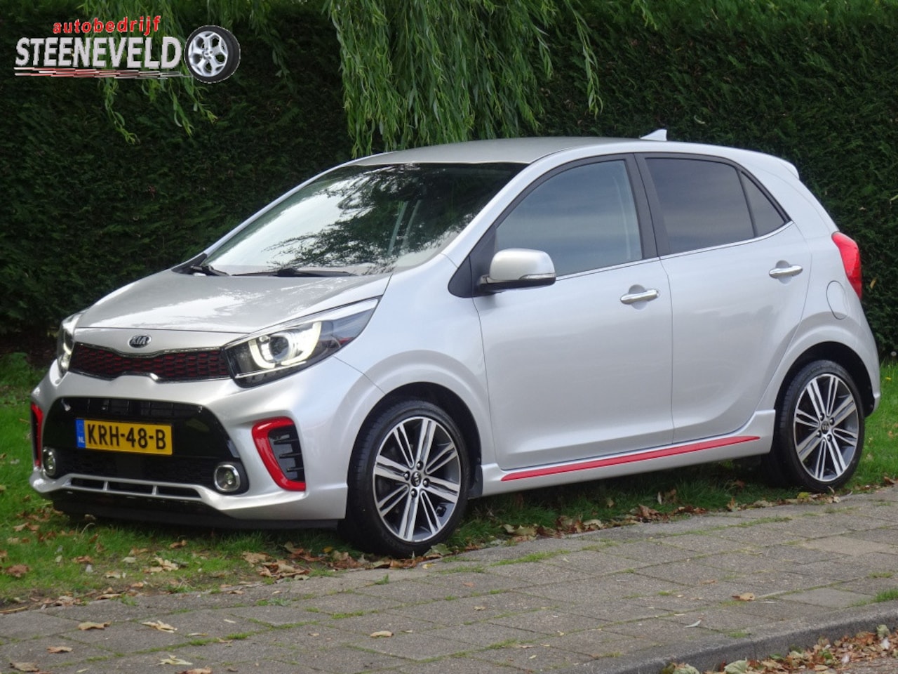 Kia Picanto - 1.0 CVVT GT-Line met Leder en Stoel en Stuur verw - AutoWereld.nl