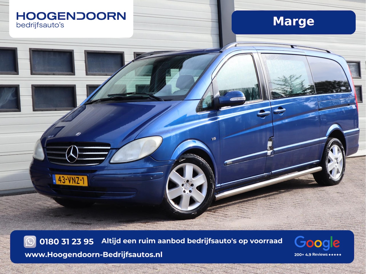 Mercedes-Benz Viano - 3.0 CDI V6 Automaat - DC 5 Pers. - MARGE - 2x Schuideur - Luchtvering - AutoWereld.nl
