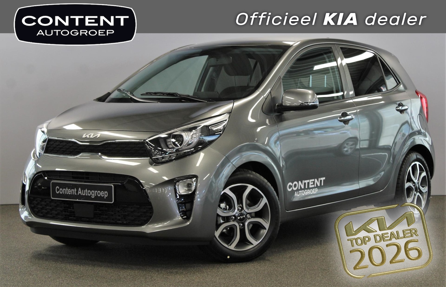 Kia Picanto - 1.0 DPi AMT 67pk 4-zits DynamicPlusLine AUTOMAAT - AutoWereld.nl