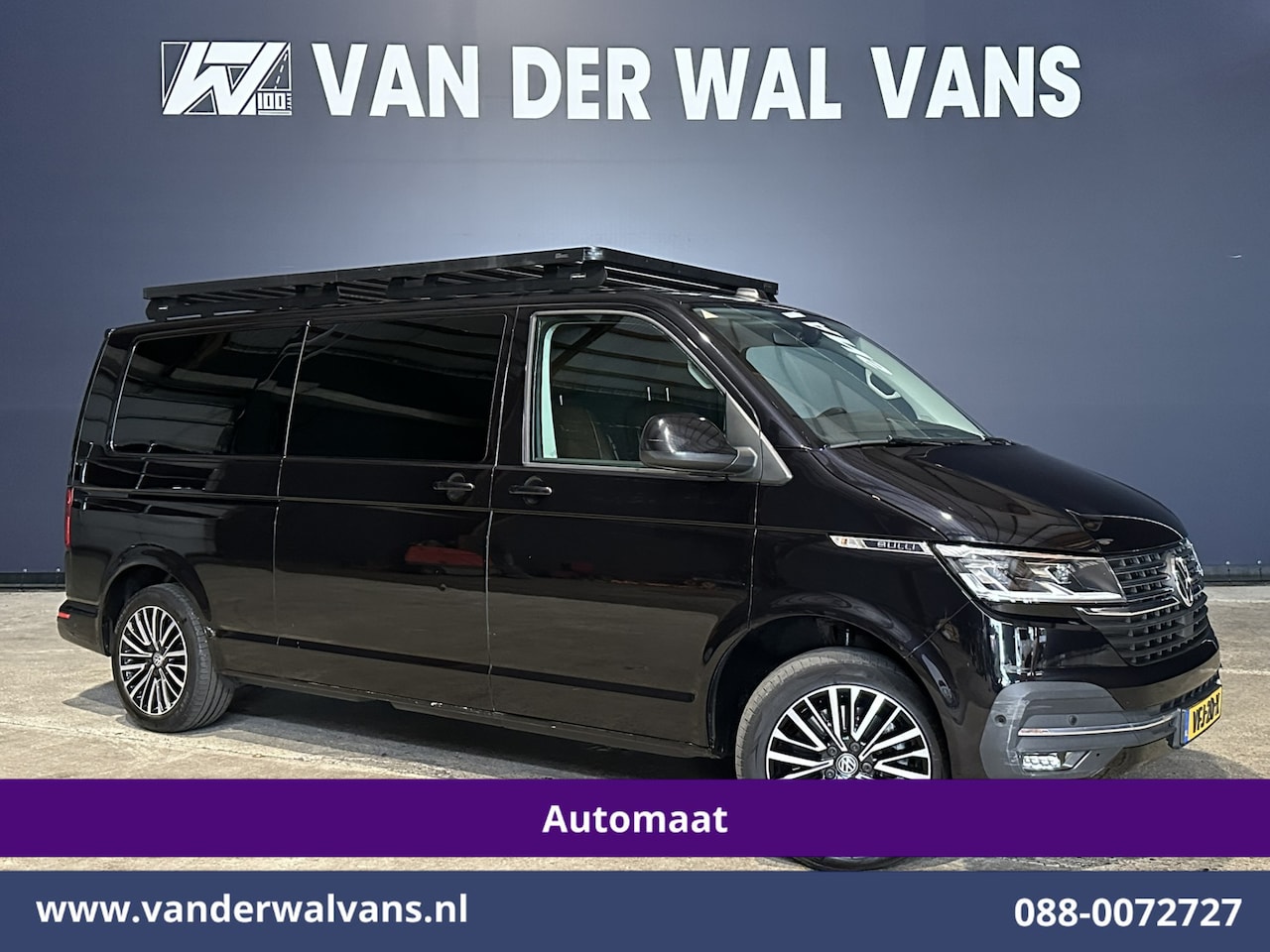 Volkswagen Transporter - 2.0 TDI 200pk Automaat L2H1 Bulli inrichting Euro6 Airco | Camera | 2500kg Trekhaak | Impe - AutoWereld.nl