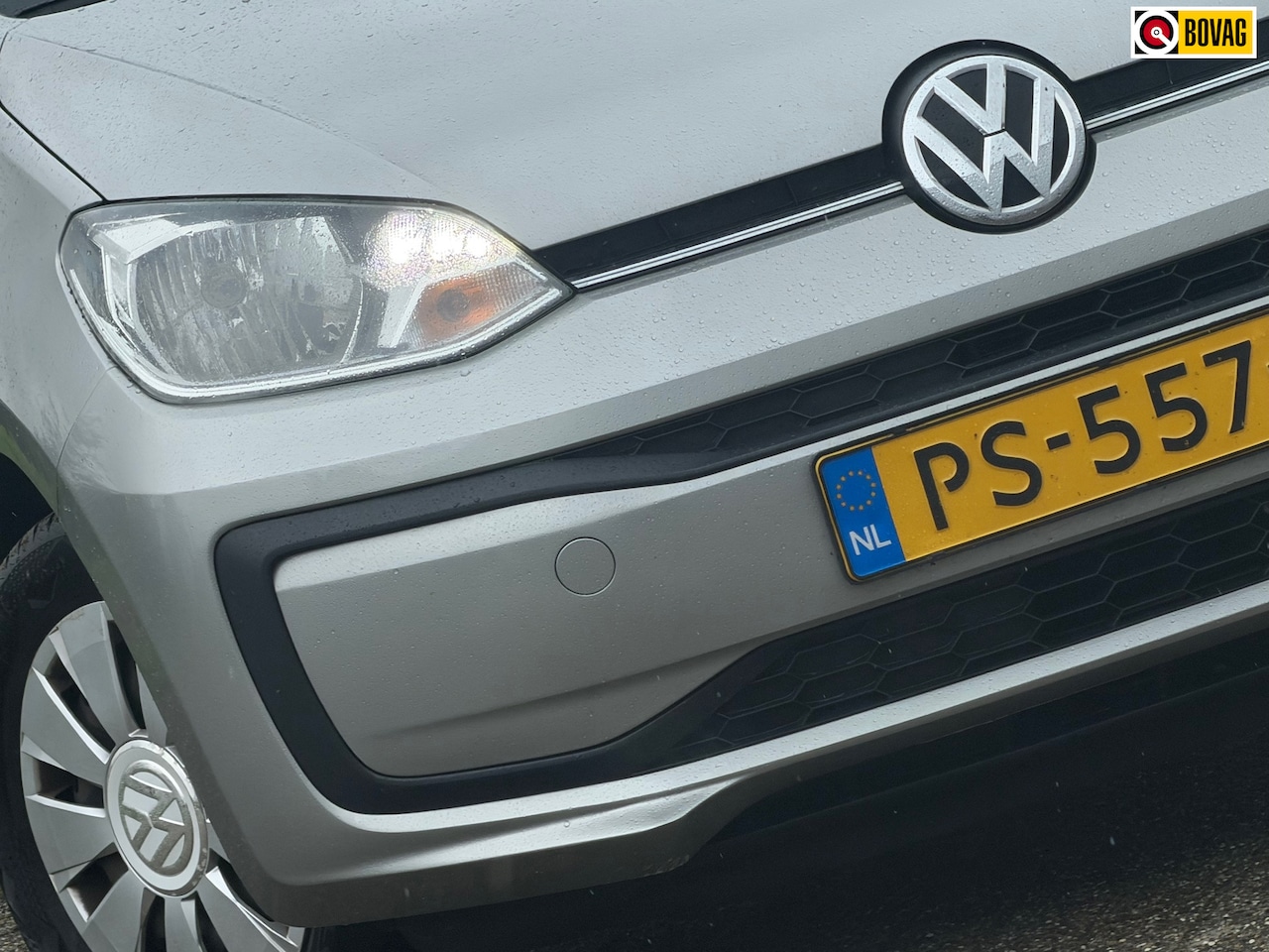 Volkswagen Up! - 1.0 BMT move up! - Dark Silver Metallic - 2017 - Airco/BlueMotion - Compact & Zuinig - AutoWereld.nl
