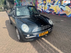 MINI 3-Deurs - 1.6 Cooper Chili leer airco verwarmde stoelen 131 dkm boeken aanwezig werkende kap. Rijd g