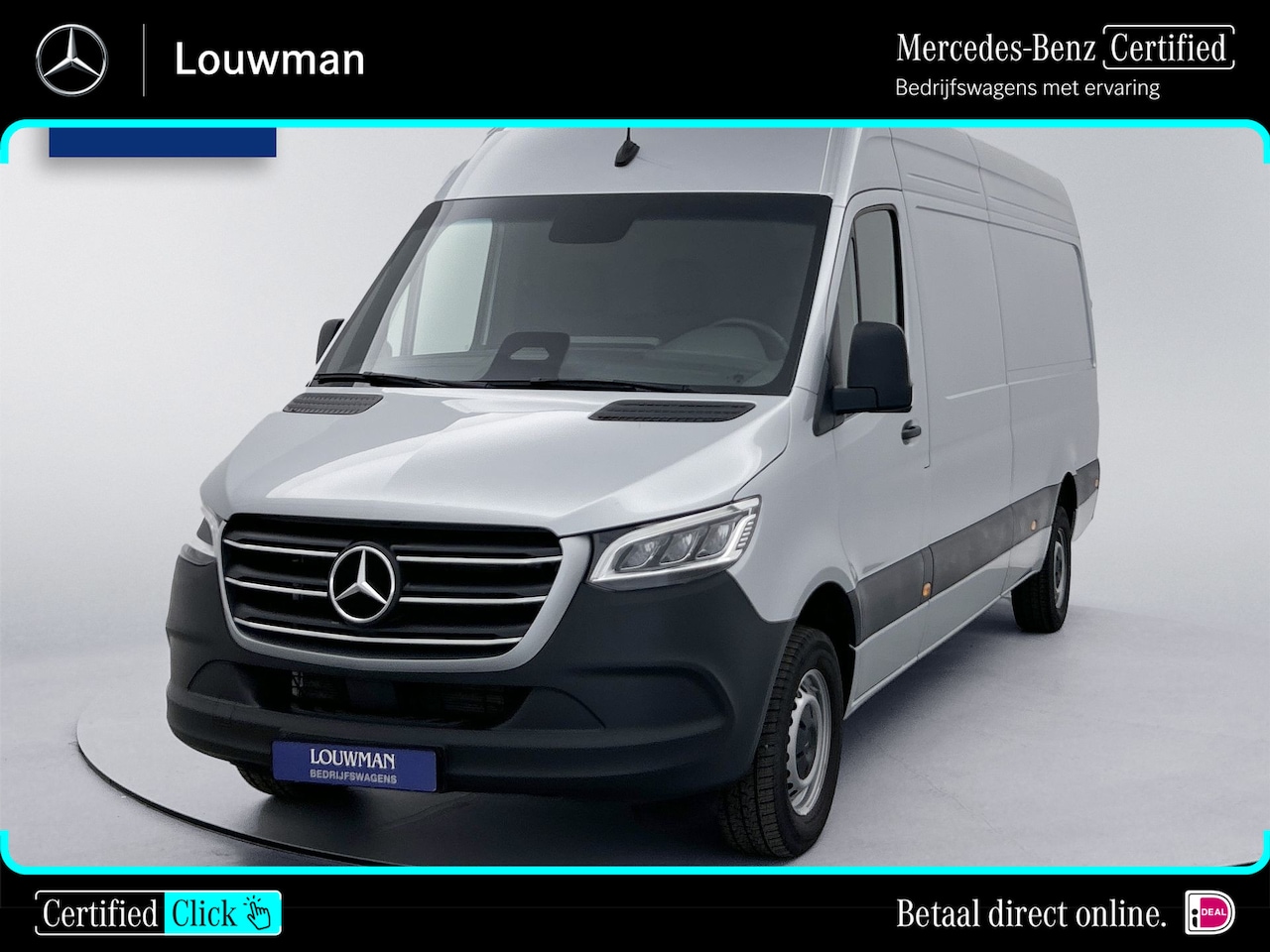 Mercedes-Benz Sprinter - 317 CDI Pro L3H2 Elektrische Schuifdeur Distronic Navigatie LED Achteruitrijcamera Betimme - AutoWereld.nl