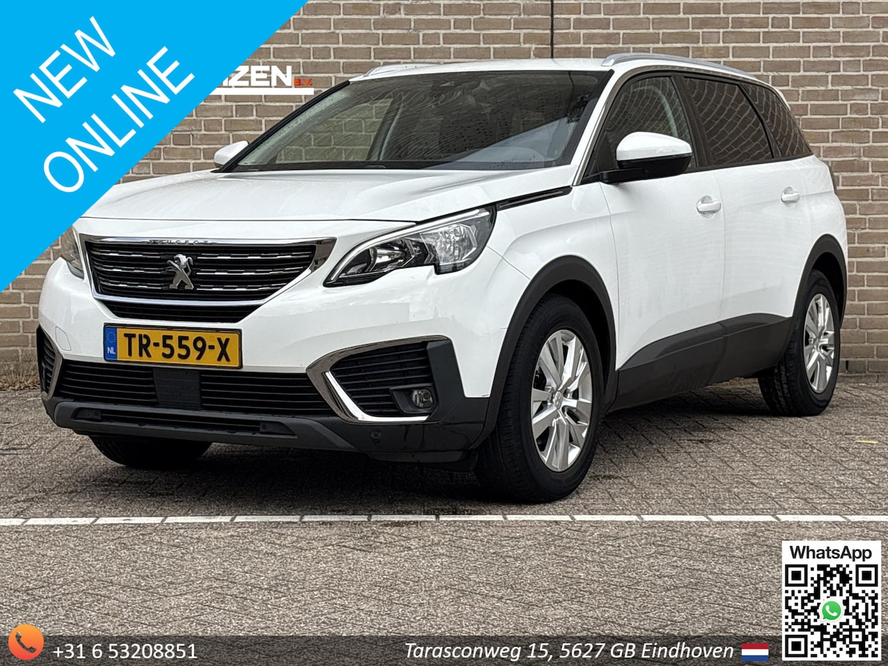 Peugeot 5008 - 1.2 PureTech Blue Lease Executive | 7P. | Leder | Climate | Cruise | Navi | PDC | - AutoWereld.nl