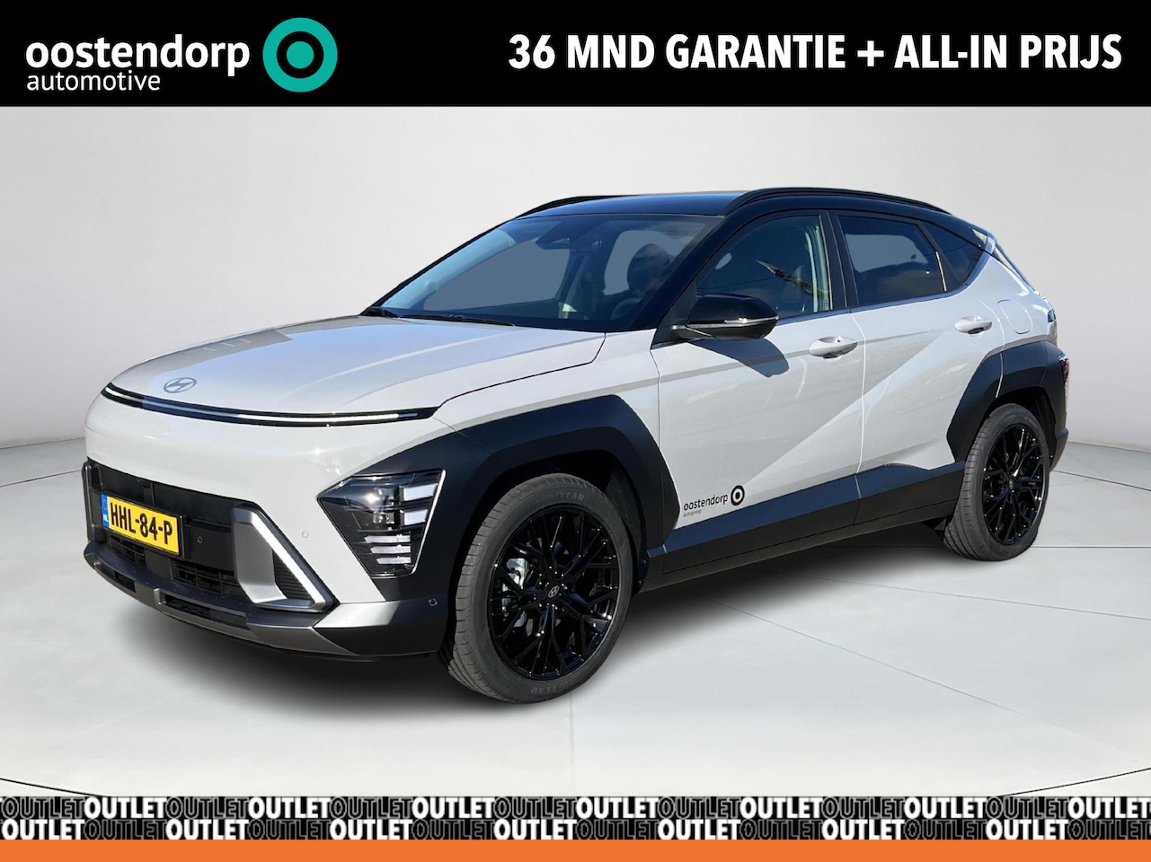 Hyundai Kona - 1.6 GDI HEV Premium | 19" Glossy Black velgenset |  Stoelverwarming & ventilatie | 360° ca - AutoWereld.nl