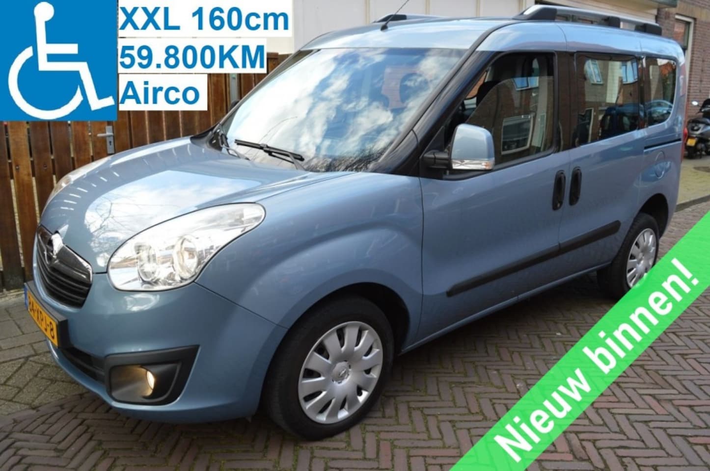 Opel Combo - 1.4 ROLSTOELAUTO XXL 59.000KM!! AIRCO - AutoWereld.nl