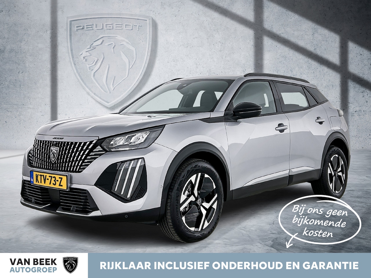 Peugeot 2008 - Hybrid 145pk Automaat Allure | Rijklaar | Adaptive Cruise | 360 camera | Keyless entry | - AutoWereld.nl