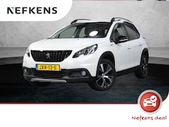 Peugeot 2008 - 110PK GT-Line | 1ste Eigenaar | LAGE KM | Camera | LEER/Stof | Climate | Navigatie | 17"LM