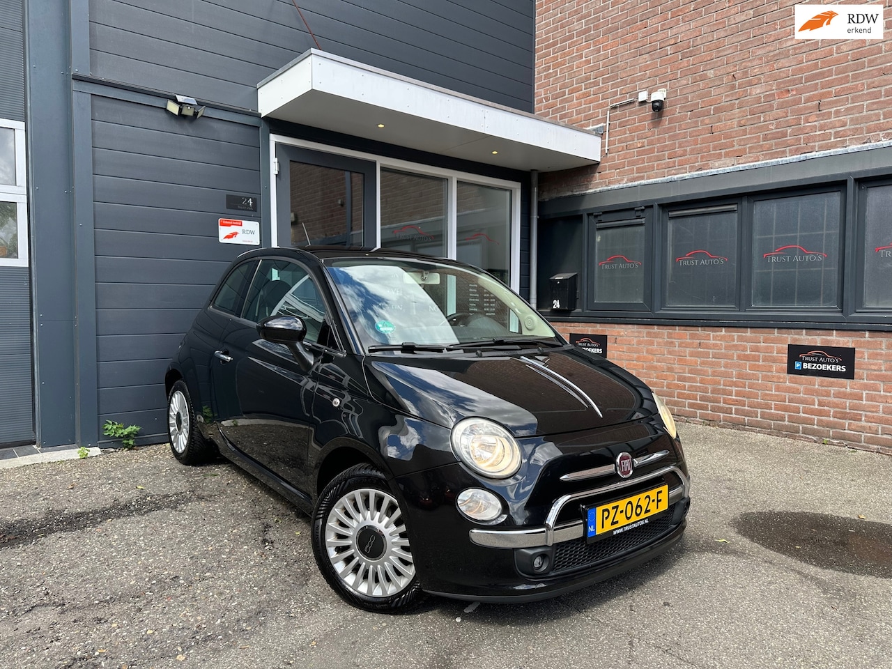 Fiat 500 - 1.2 Lounge|Automaat|Pano|Airco|Apk|Elektr.Pakket - AutoWereld.nl
