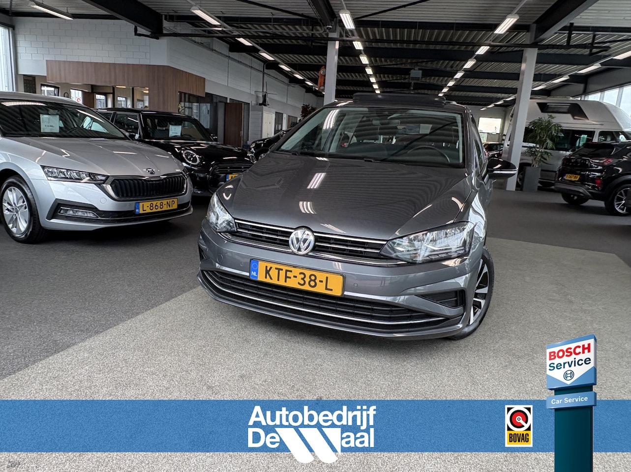 Volkswagen Golf Sportsvan - 1.5 TSi ACT 150pk DSG Comfortline SCHUIFDAK/CAMERA/DODEHOEK/ADAPT.CRUISE/CARPLAY/PDC - AutoWereld.nl