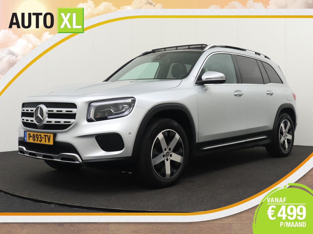 Mercedes-Benz GLB - 200 Business Solution Luxury Elek.Trekhaak Pano-dak Sfeerverlichting - AutoWereld.nl